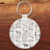 Reitantike Werbung Kunst Schlüsselanhänger (Vorderseite)