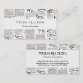 Reitantike Werbung Kunst Visitenkarte (Vorne/Hinten)