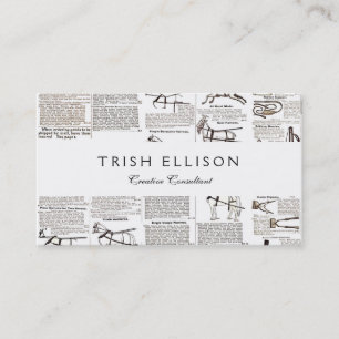 Reitantike Werbung Kunst Visitenkarte