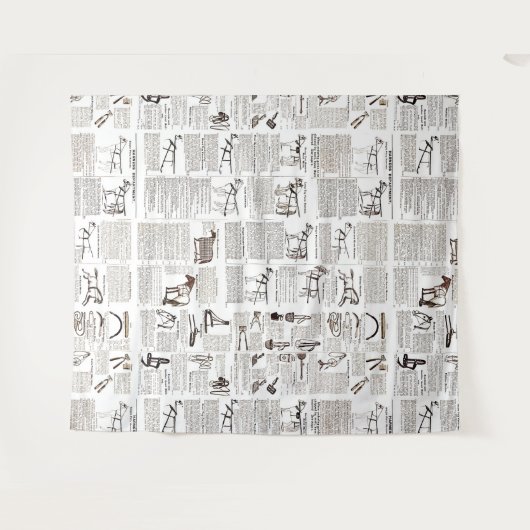 Reitantike Werbung Kunst Wandteppich (Vorderseite (Horizontal))