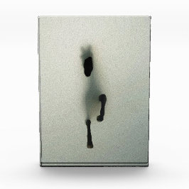 Reitausbruch durch Nebel - Abstrakte Kunst Fotoblock