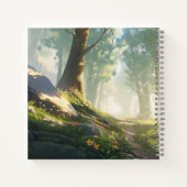 Reitausflug im Wald Notizblock (Rückseite)