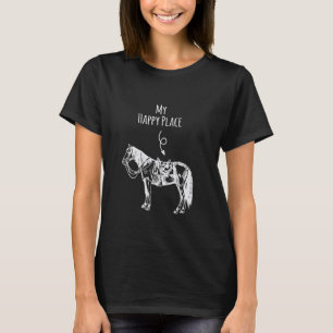 Reitausflug Reitausflug Reitsport - mein Happy Pla T-Shirt