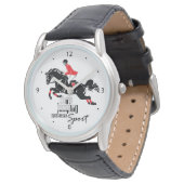 Reitausstellung Armbanduhr (Schrägansicht)