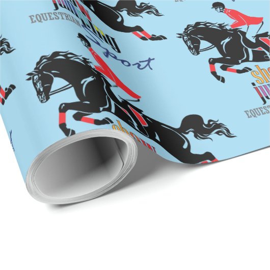 Reitausstellung Geschenkpapier (Rolleneckpunkt)