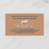 Reitbetrieb Visitenkarte (Rückseite)