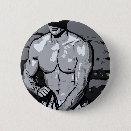 Reitcowboy Button (Vorderseite)