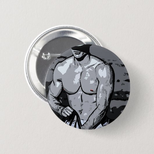 Reitcowboy Button (Vorne & Hinten)