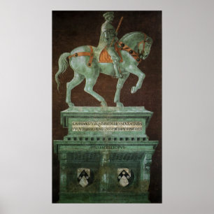 Reitdenkmal für Sir John Hawkwood, Uccello Poster