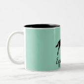 Reitdesign Zweifarbige Tasse (Links)