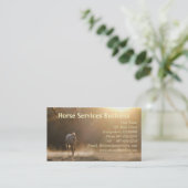 Reitdienste/Reittierärztliche Visitenkarten Visitenkarte (Stehend Vorderseite)