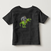 Reitdinosaurier T Bigfoots Sasquatch rex Kleinkind T-shirt (Vorderseite)