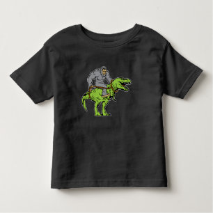Reitdinosaurier T Bigfoots Sasquatch rex Kleinkind T-shirt