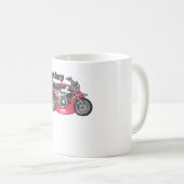 Reite Affe Kaffeetasse (VorderseiteRechts)