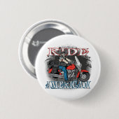 Reite Amerikanisch Button (Vorne & Hinten)
