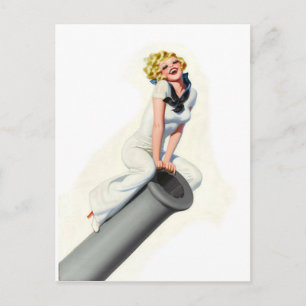 Reite die Kanone Postkarte