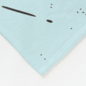 Reite die Welle Fleecedecke (Ecke)