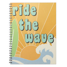 Reite die Welle Inspirierende Surf-Themen-Positivi