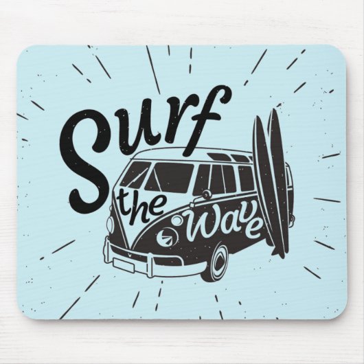 Reite die Welle Mousepad (Vorne)