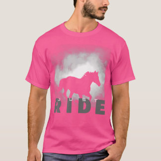 Reite einfach Reitbekleidung Pferd T-Shirt