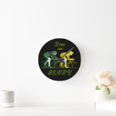 Reite für den Ruhm Runde Wanduhr (Zuhause)