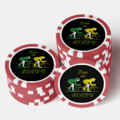 Reite für Ruhm Leinwand Kunst Pokerchips (Stapel)
