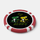Reite für Ruhm Leinwand Kunst Pokerchips (Einzeln)
