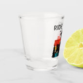 Reite hoch und aufrecht - Schnapsglas (Links)