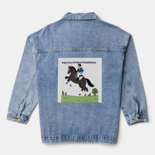 Reite in endlose Möglichkeiten Inspirierend Ho Jeansjacke