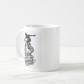 Reite-jeden-Tag-Design Kaffeetasse (Vorderseite Links)