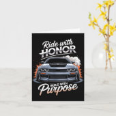 Reite mit Ehre Auto Liebhaber Karte (Gelbe Blume)