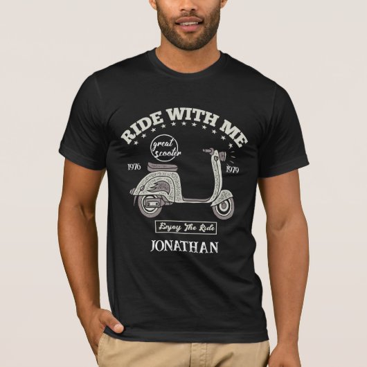 Reite Mit Mir Benutzerdefinierter Name T-Shirt (Vorderseite)