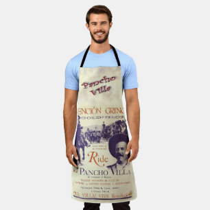 Reite mit Pancho Villa Vintage-Mexikanisch Schürze