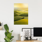 Reite mit - Reiseplakat Poster (Heimbüro)