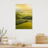 Reite mit - Reiseplakat Poster (Küche)
