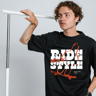 Reite mit Stil Street Wear T-Shirt