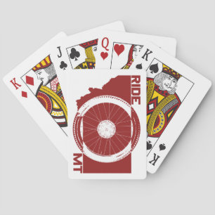 Reite Montana Spielkarten