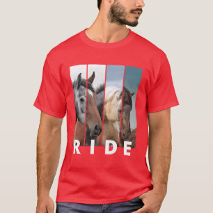 REITE Pferde Galoppierend vintage T-Shirt