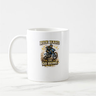 Reite schnell, bleibe frei Renn-Design Kaffeetasse