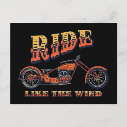 Reite wie der Wind Postkarte (Vorderseite)