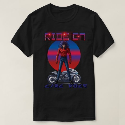 Reite wie ein Wolf T-Shirt (Design vorne)