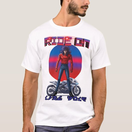 Reite wie ein Wolf T-Shirt (Vorderseite)