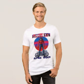 Reite wie ein Wolf Tri-Blend Shirt (Vorderseite voll)