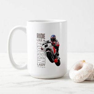 Reite wie eine Königin   15# Klassischer Becher Kaffeetasse