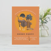 Reitelemente Derby-Party Einladung (Stehend Vorderseite)