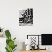 Reiten, 1935. Vintages Foto Poster (Heimbüro)