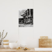 Reiten, 1935. Vintages Foto Poster (Küche)