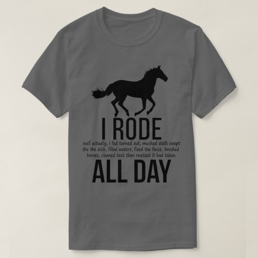 Reiten 2 T-Shirt (Design vorne)