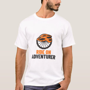 Reiten, Abenteurer-Rad T-Shirt