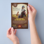 Reiten Adventure Kids's Lesson Reiten Flyer (Handgriff)